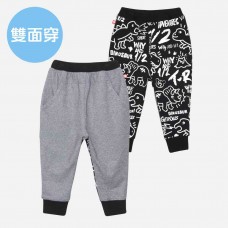 前後穿棉質萊卡縮腳長褲