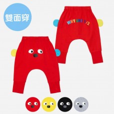 前後穿普普熊垮褲